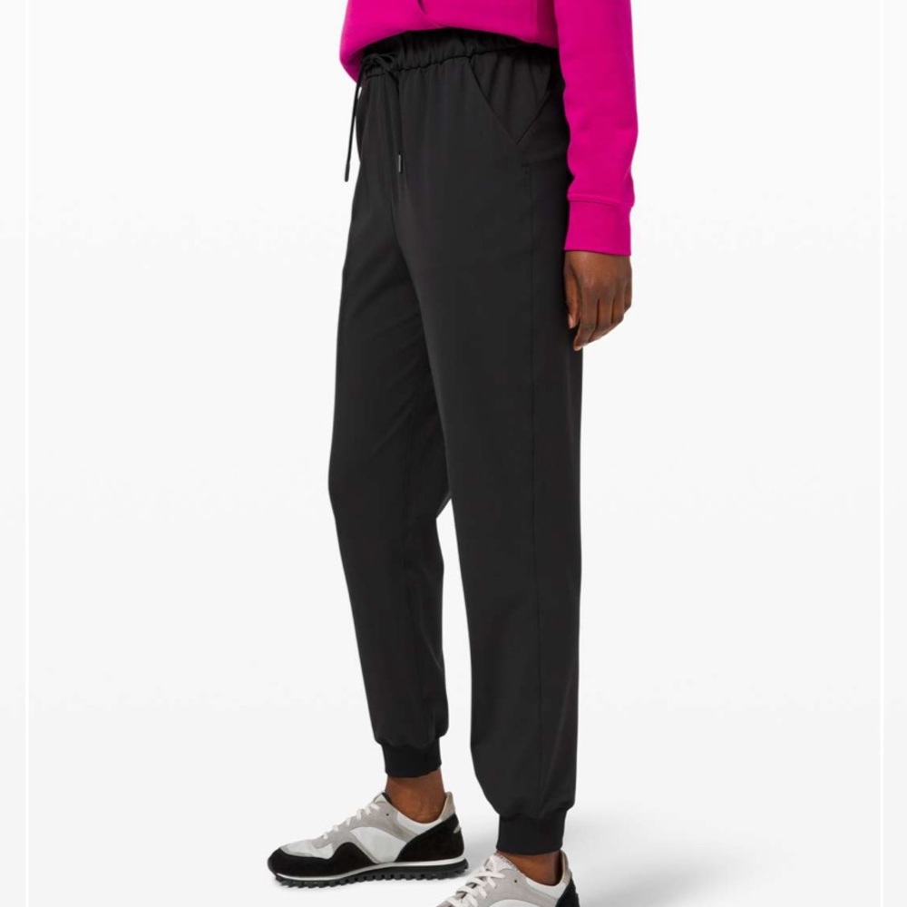 Lululemon Keep Moving Jogger Black Pants 6